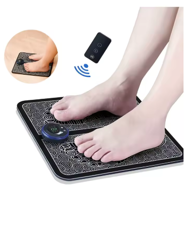 EMS Foot Massager Rechargeable Massage Pad Foot Relaxation Pad Electric Foot Massage Tools Promote Blood Circulation