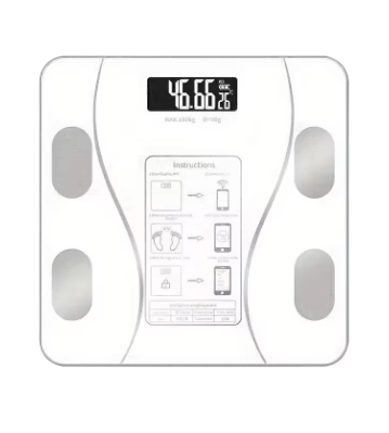 Smart Body Fat Scale Wireless LED Digital Bathroom Weight Scale Body Composition Analyzer Testing Scale