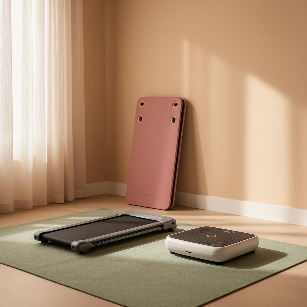 The Daily Move Starter Bundle — Pilates board, walking treadmill, and vibration plate
