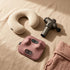 The Recovery Set Bundle — neck pillow, percussion massager, and foot pad
